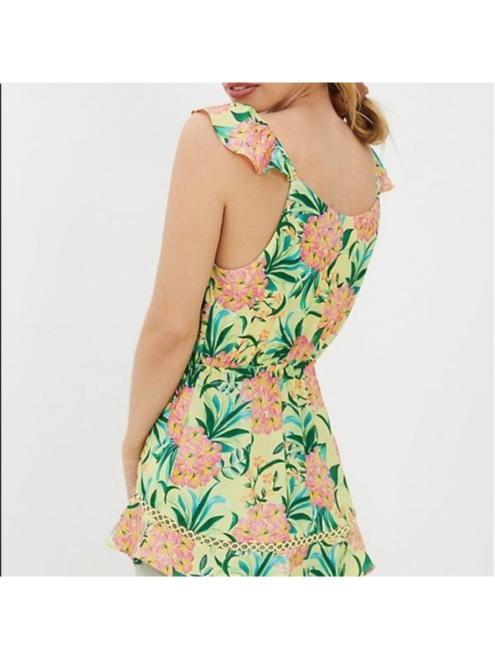 FARM Rio Ruffled Tropical Top - Picture 2 of 8